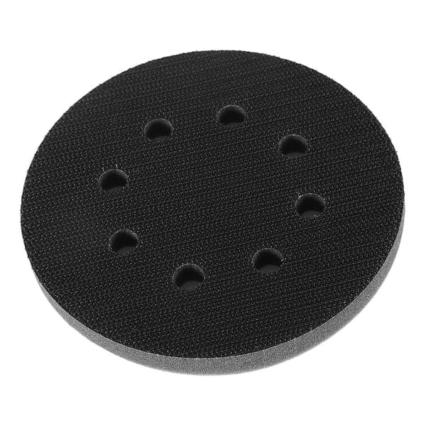 125 mm diameter blød buffer svampe-interfacepude til slibepuder (8 huller)