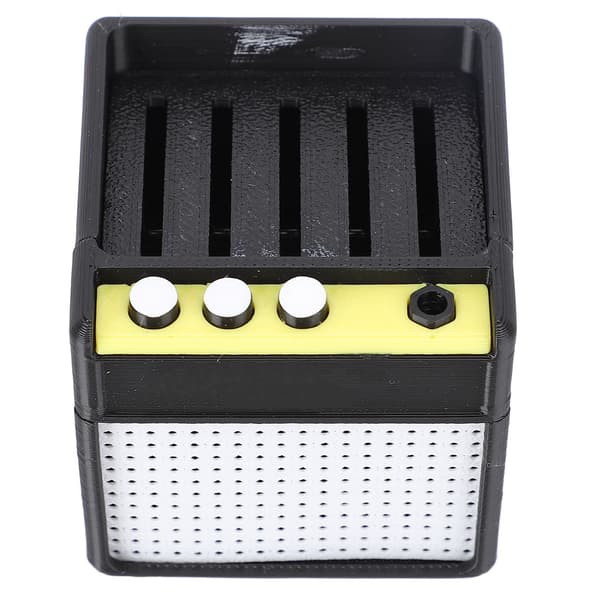 Gitarrplektrumhållare i retrolook 3D-printad kompakt för gitarrister och musiker
