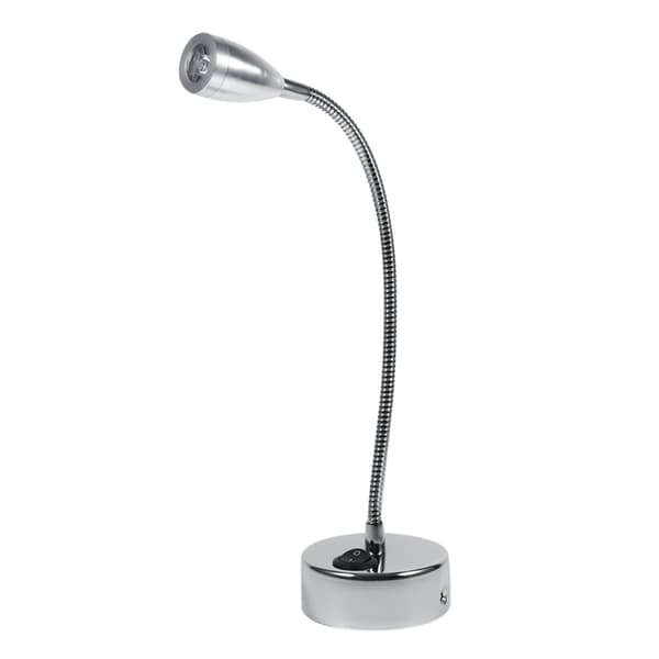 Silver LED Vägglampor Flexibel Svanhals Sovrum Sänglampa Varmvit (Typ 2)
