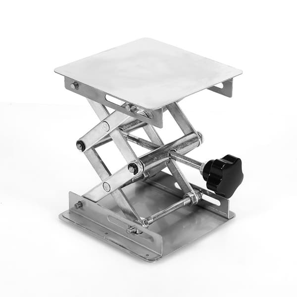 100X100mm Laboratorieløft Løfteplatforme Stativ Saks Rustfrit stål