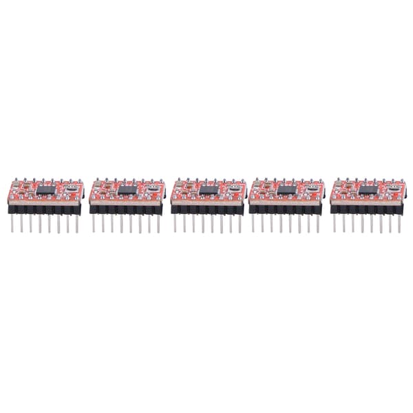 5 stk. stepper motordrivermodul til Ramps 1.4 A4988 3D-printertilbehør