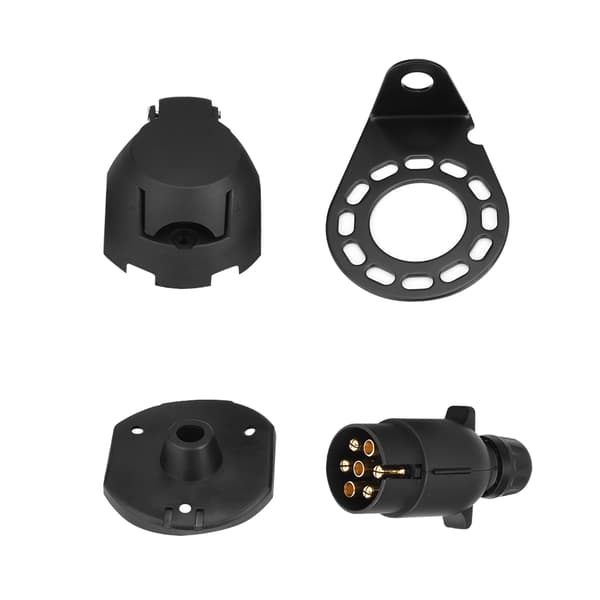 12V 7-vejs RV Trailer Stik Adapter Holder til Campingvogn Trækstang