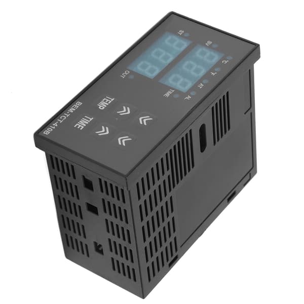 BERM Temperaturregulator Set Digital Display K Typ Temperaturregulator 100‑240V för Värmepressmaskin