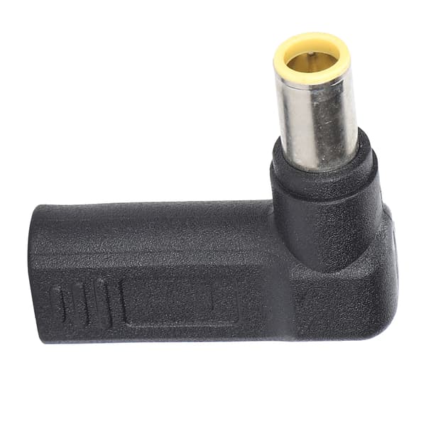 USB-C til DC 5.5x2.5mm han-adapter, 90 graders PD-opladningsstik til bærbar computer