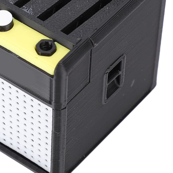 Gitarrplektrumhållare i retrolook 3D-printad kompakt för gitarrister och musiker