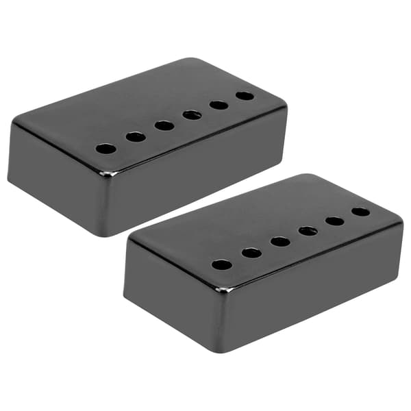 2st Elgitarr Pickup Skal Nickelöverdrag 50mm och 52mm Gitarrtillbehör Svart