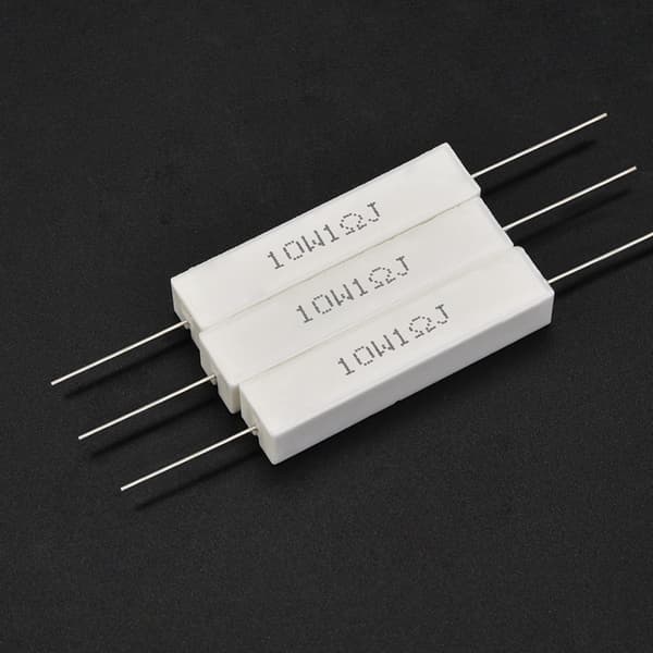 10W 1 Ohm Cementmodstand 10 stk. Højttaler Crossover Kit, Lyddelerkomponenter
