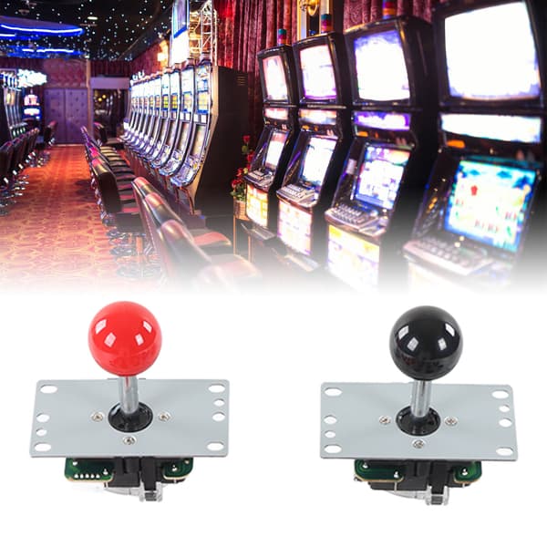 Gør-det-selv 2-spiller Arcade Joystick Sæt, USB Game Controller PCB, 30 Røde Sorte Trykknapper, Retro Gaming Konsolpakke