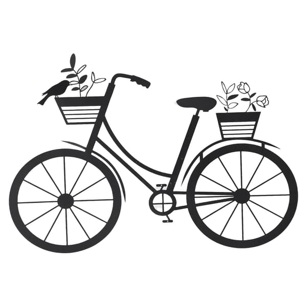 Retro Cykelväggskulptur i Järn Hängande Prydnad för Inflyttningspresent Hem Sovrum