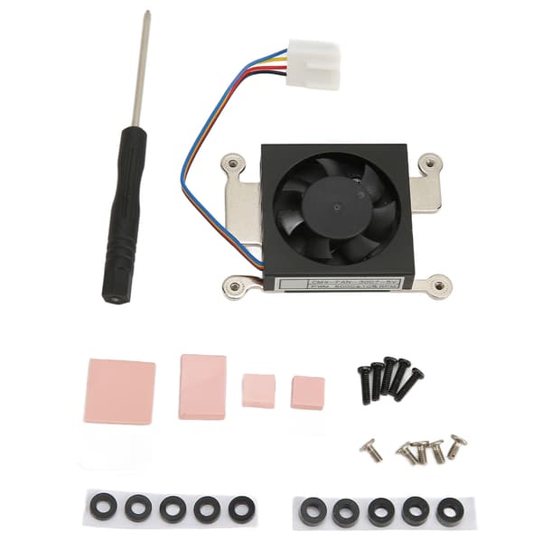 Raspberry Pi CM4 5V 3007 Lydløs Køleblæser med Termisk Pad til Køleplade