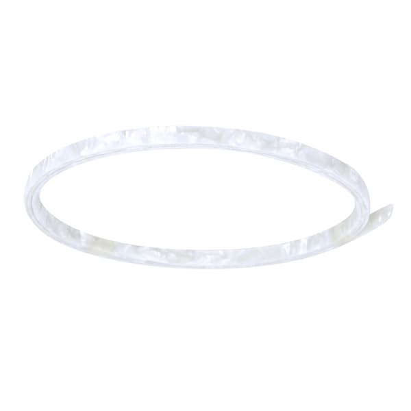 5 st högkvalitativ 6 mm bred celluloid vit pärla gitarrbindning purfling för akustisk gitarr