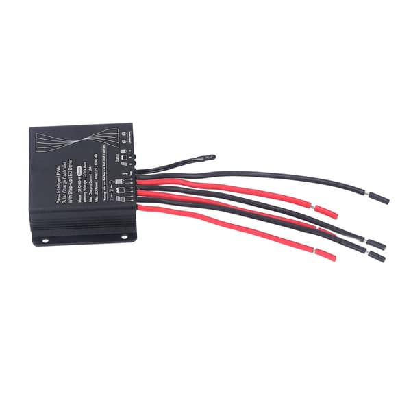 Solar ladecontroller 12V 24V PWM batteriopladningsregulator med LED-stepperdriver