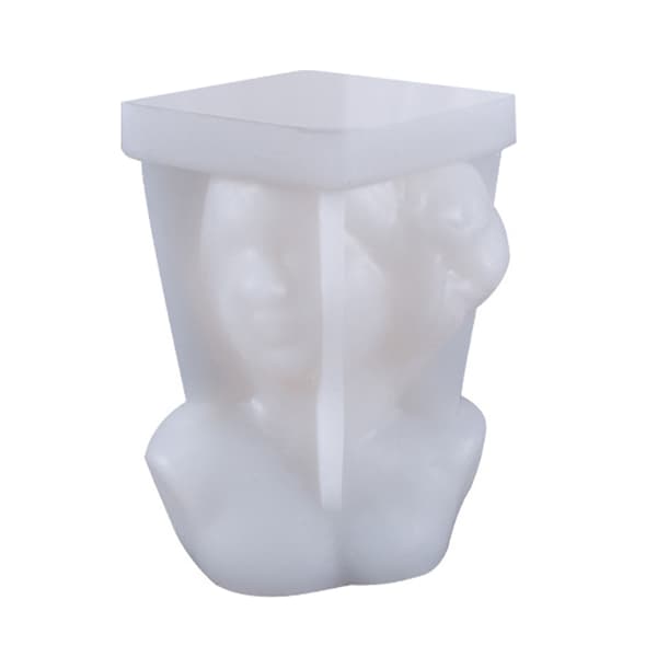 DIY Silikone Lysform 3D Silikone Støbeform Lysfremstilling Form Dame Kropsform Silikoneform