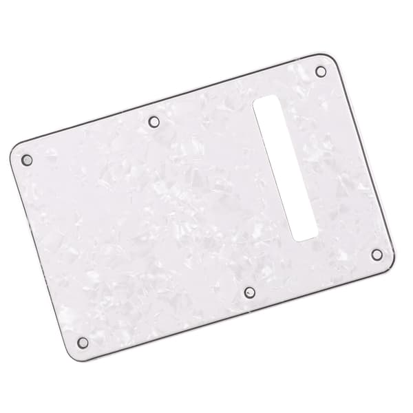 2-pack vit PVC elgitarr bakplatta hålrumsskydd plektrumskydd reservdel