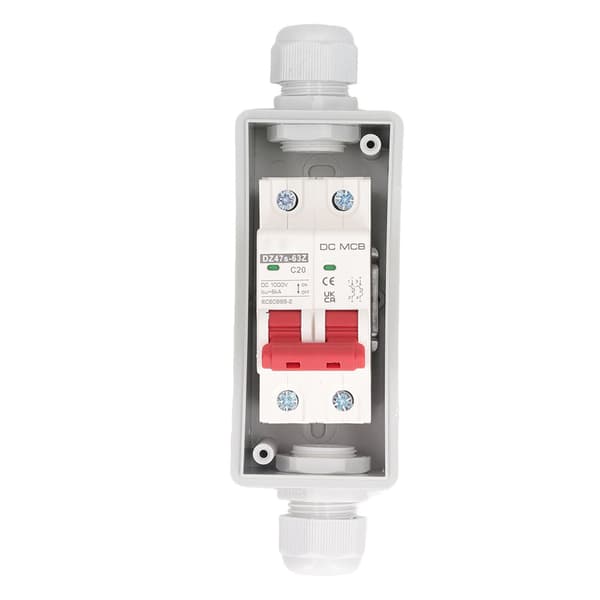 2P Miniature Afbryder IP65 Vandtæt Afbryder til Solcelleanlæg DC 1000V 20A