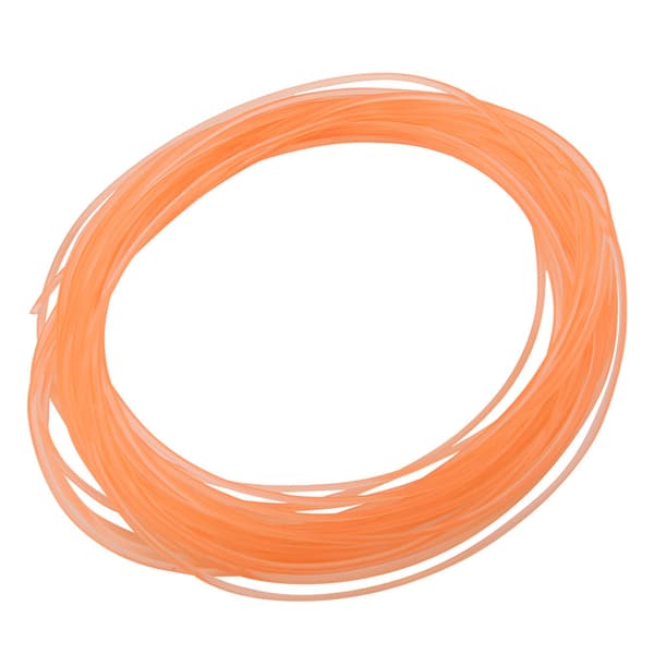Orange glat overflade PU polyurethan rundrem til drivtransmission (2mm*10m)