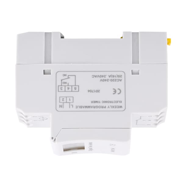 LCD Elektronisk Timerrelæ AC220V, 16 TIL/FRA Ugentligt Programmerbar, Digitalt Display