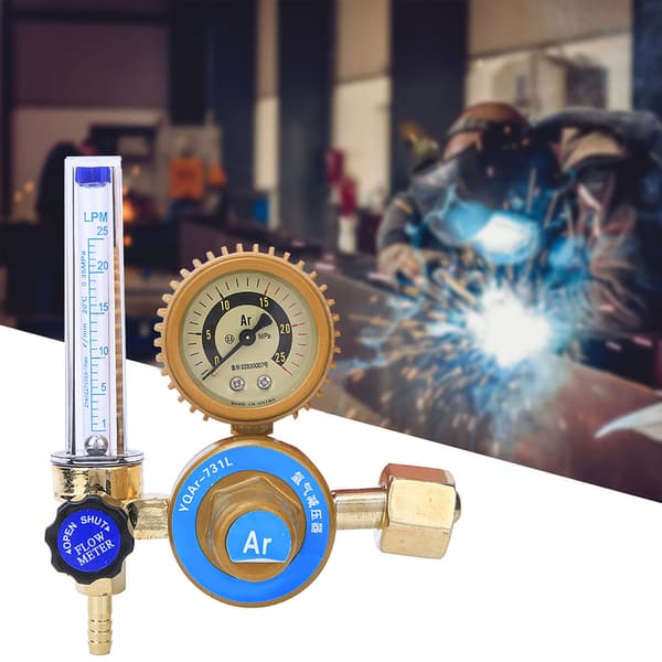 Argon CO2 Mig Tig Flowmåler Regulator Trykmåler Svejser Dele