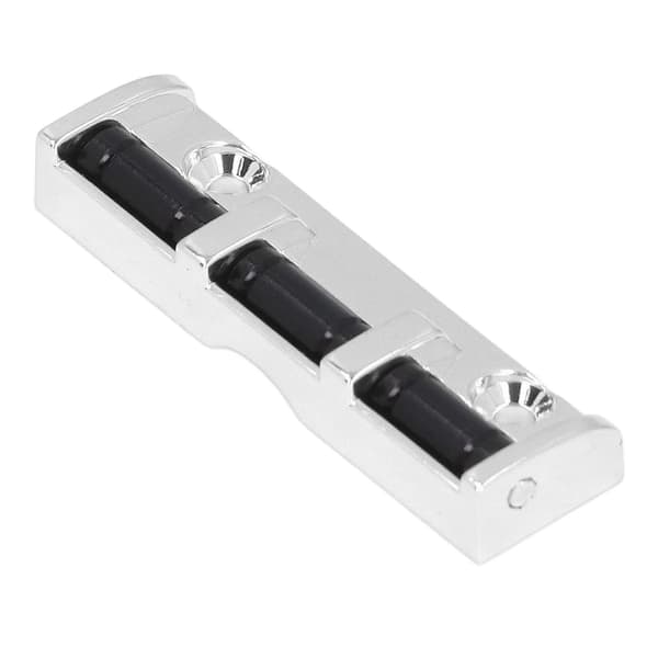 6-strängad metallgitarr rullmutter 43mm silver reservdel med 2 skruvar för elgitarr