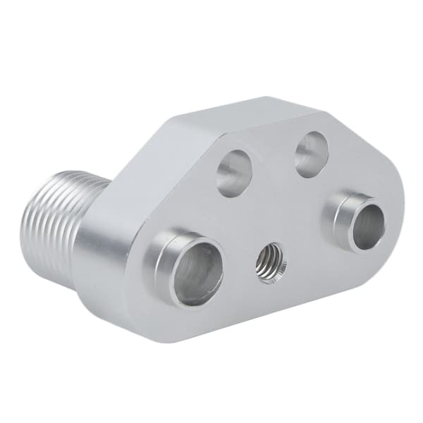 AC Kompressor Fitting, Billet Aluminium Lige Adapter til Sanden SD7B10 7176