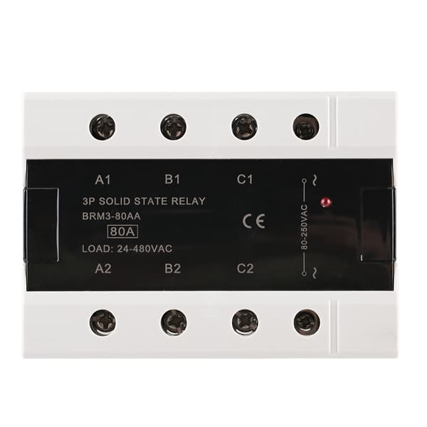 Last 24-480VAC Trefas Solid State Relä (BRM3-80AA)
