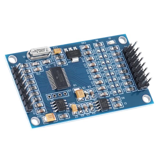 Datainsamlingsmodul ABS Högprecision ADC 8 kanaler 24 bitars elektronisk komponent ADS1256