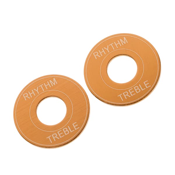 2-pack guld aluminiumlegering elgitarr 3-vägs pickup-väljare vippströmbrytare brickringar för rytm diskantplatta