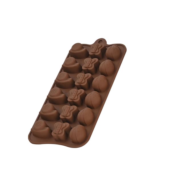 Chokolade Slikform Sød Silikone Bageform Genanvendelig til Isbit Gelé Budding CC-082