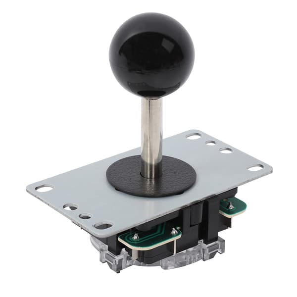 DIY Arcade Joystick & Knap Enkelt Rocker Kit til Raspberry Pi PC Gaming Konsol Sort