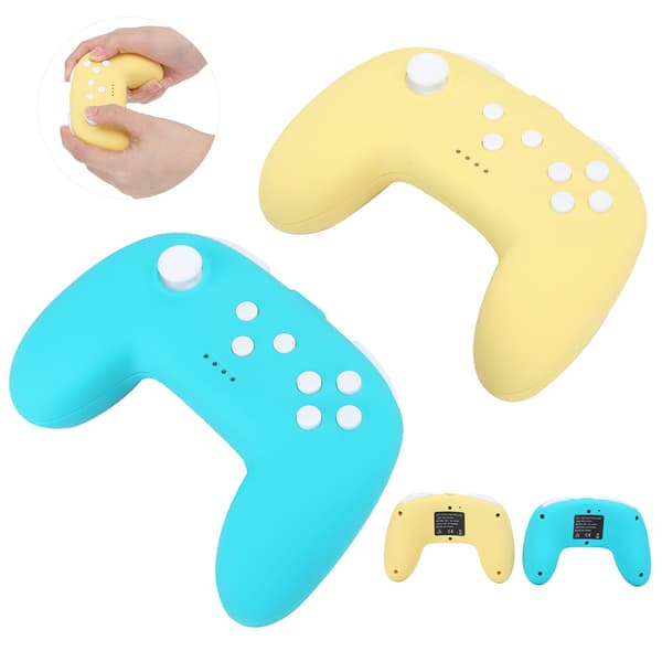 Trådløs controller til Switch Pro Mini Gamepad Grip til NS Lite Dual Vibration Grøn Gul