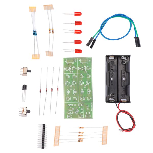 Diskret komponentgrindkretskit Analog krets Slitstark ABS DIY elektronikkit för experimentell träning
