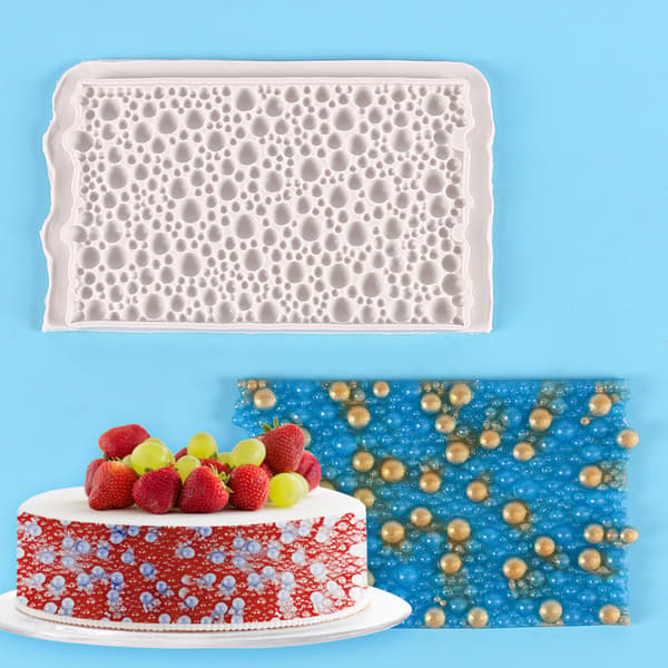 Perlekagepyntform DIY Chokoladeform Silikone Bageform til Køkken Dessertbutik