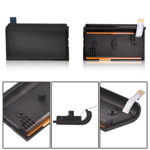 1 stk. sort ABS bærbar touchpad-erstatning til Sony PS4-controller