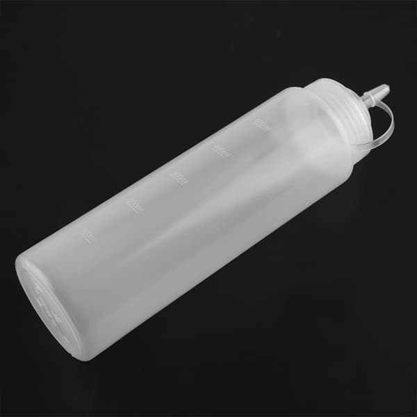 720 ml 10 stk. / sæt plastikkrydderidispenser til sauce, olie, fløde, eddike (hvid)