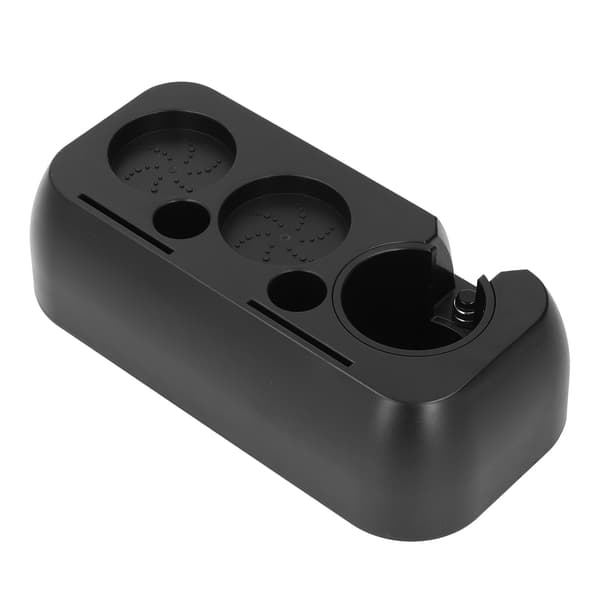 Espresso Stampestation ABS Alsidig Tamper Baseholder til Hjemmet Mat Sort