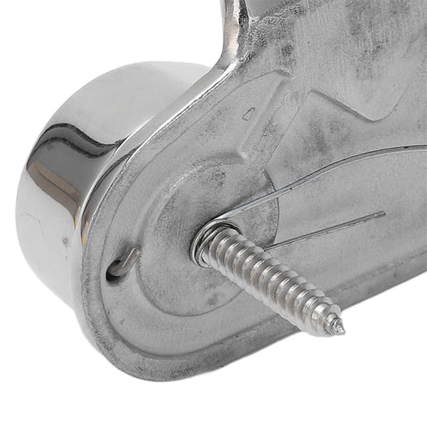 316 rustfrit stål knapklampe og føringsring til båd, rustfri, passer til 3-15 mm reb