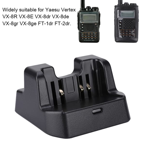 CD41 Desktopoplader DC10.8V til Yaesu Vertex Transceiver EU-stik