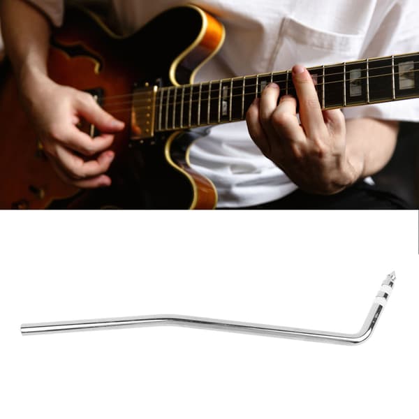 Elgitarr Tremolo Spak Metall Whammy Bar Vibrato Enhet Silver