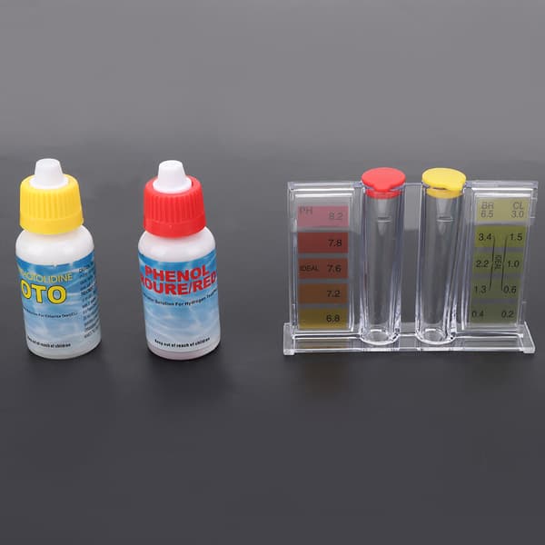 PH klor testkit vandkvalitet testboks tilbehør til swimmingpool