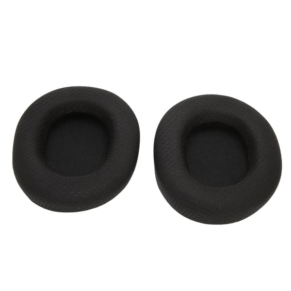Erstatningsørepuder til SteelSeries Arctis 1 3 5 7 9 Pro, åndbar mesh-svamp støjisolerende puder, sort og sort mesh