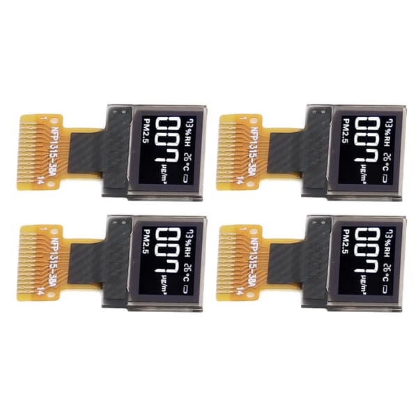 4 STK 0,49 tommer organisk lysemitterende diode displaymodul IIC-interface 64 x 32 14-bens displaymodul