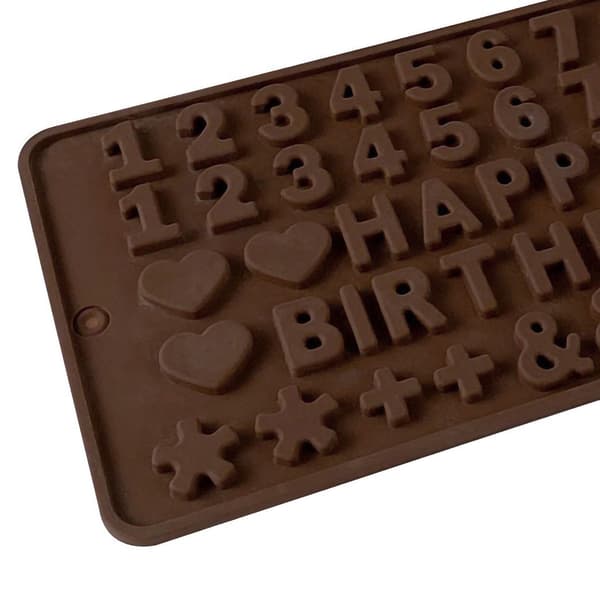 Chokolade Slikform Sød Silikone Bageform Genanvendelig til Isbit Gelé Budding CC‑103