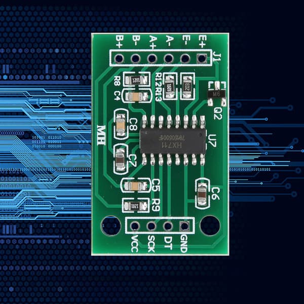 5KG Viktsensor HX711 Modul Hög Noggrannhet Elektronisk Våg Tryck Tillbehör