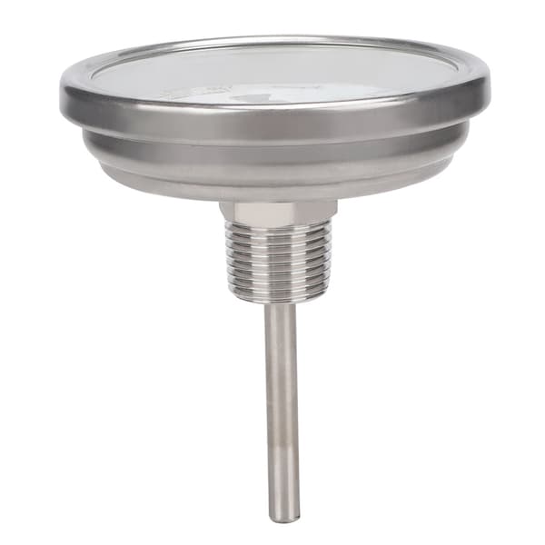 1/2\" NPT rustfrit stål grydetermometer metal urskivetermometer til ølbrygning