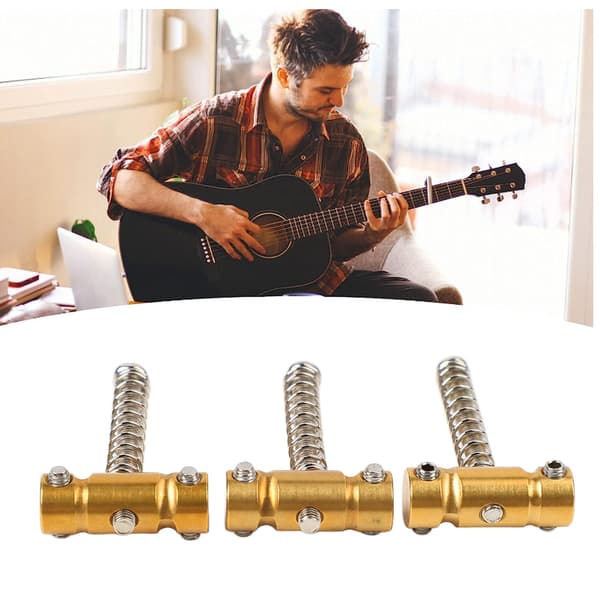 3 st mässingsgitarrstallar för GT-seriens elgitarrhårdvara