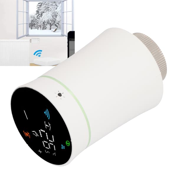 Intelligent Radiatorventil Trådlös Hub Fast Temp Mini Radiatortermostat för Tuya/ZigBee