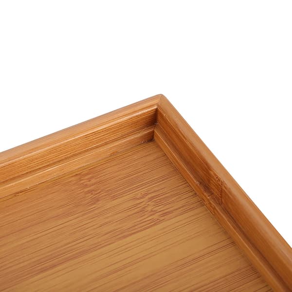 Bambu tebricka Kinesisk Gongfu Te Mini Serveringsbord för Tehus Hemmakontor