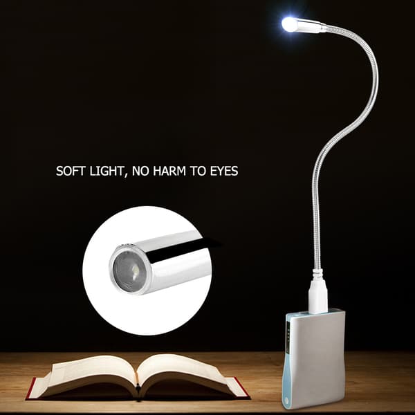 Mini Fleksibel LED USB Natlampe Læselampe til Computer Bærbar PC