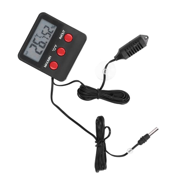 Fugtighedstemperaturmåler Mini Termometer Digital Display Temp Sensor Måler Hygrometer DTH‑74