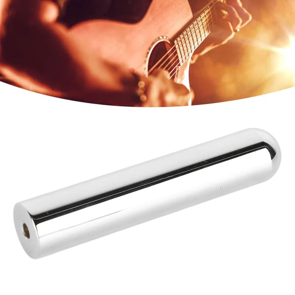 Stålgitarr Slide Round Nose Tone Bar för Akustisk & Elektrisk 6-strängad